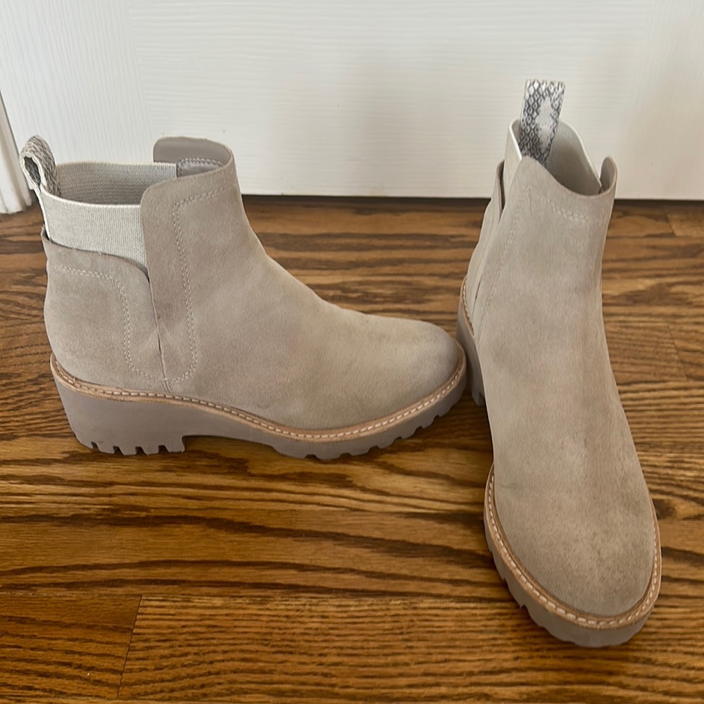 Tan Suede Dolce Vita Chelsea Boots